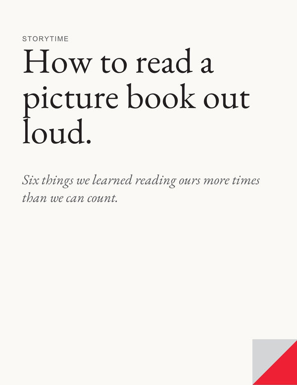 How To Read a Picture Book Out Loud cover