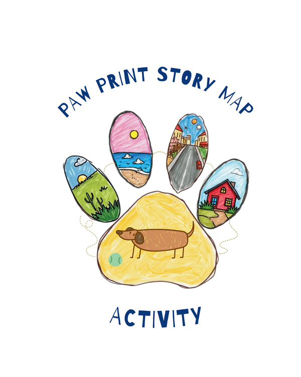 Paw Print Story Map cover